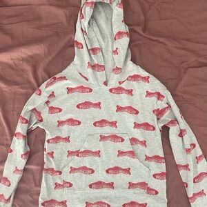 Tea boys 8 long sleeve hooded Tshirt